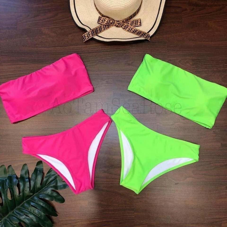 BIKINI 2 mảnh áo bản ngang mix quần ship khoe dáng gợi cảm | BigBuy360 - bigbuy360.vn