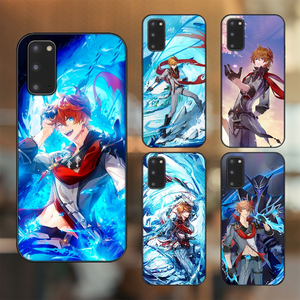 Ốp lưng Samsung S20 viền đen in hình Tartaglia Childe Genshin Impact