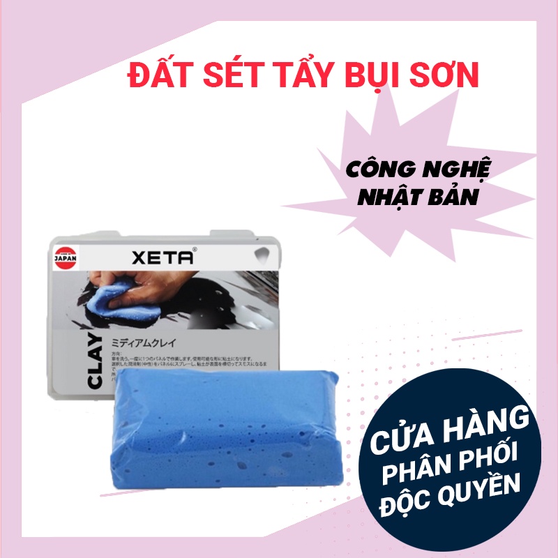Tẩy đất sét Nhật Xeta làm sạch ố kính ô tô, mạ crom, bề mặt vỏ xe không gây trầy xước