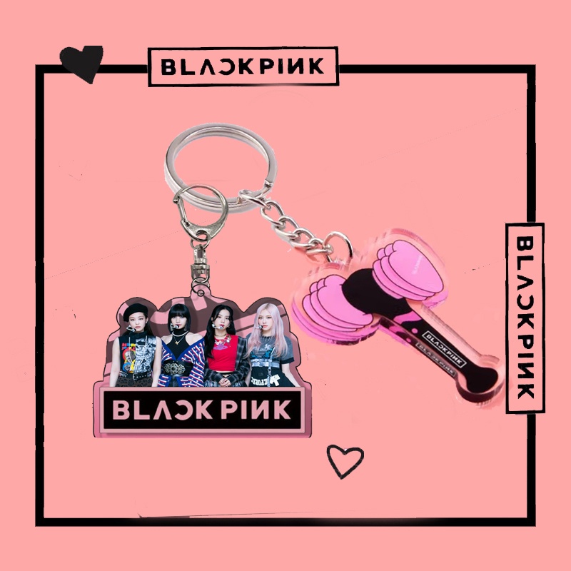 Móc Khóa Hình Blackpink Jennie Rose Jisoo Lisa