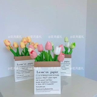 Hoa tulip giả decor trang trí