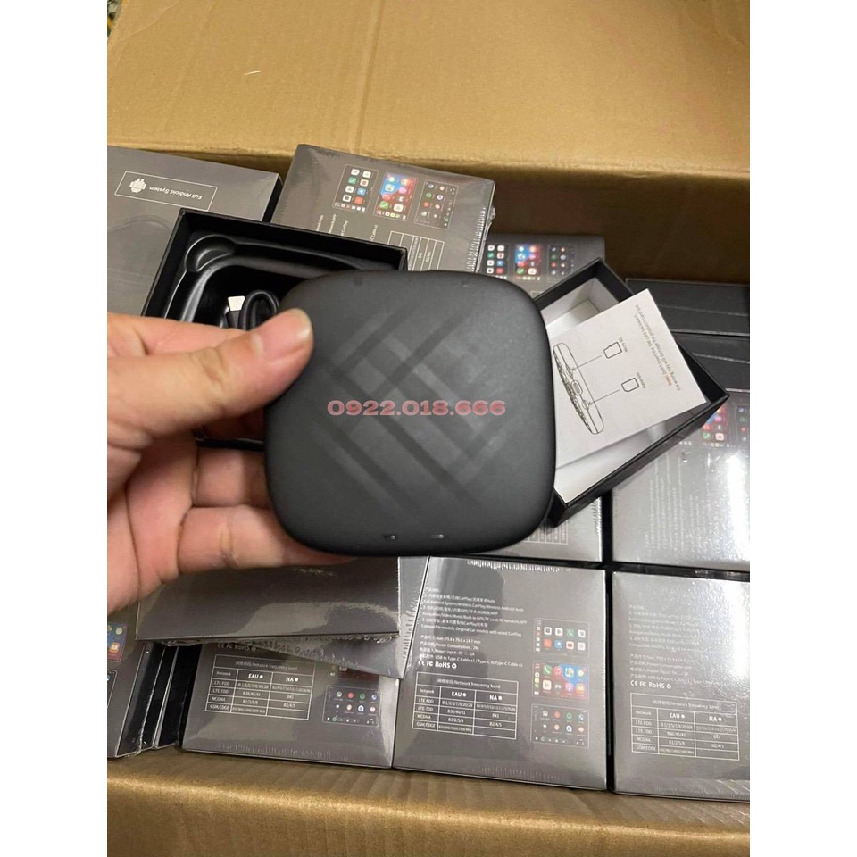 Bộ Carplay Android Box Ai Lắp Cho Xe Hyundai Santafe Cắm sim 4G - Ram 4GB,Rom 64GB TẶNG VIETMAP S2 FREE