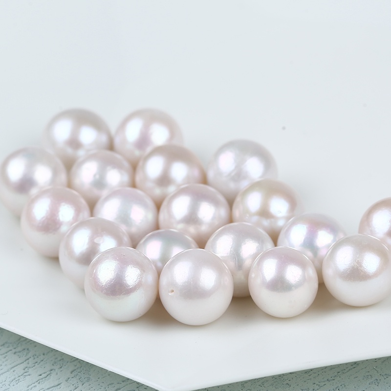 Chuỗi Ngọc Trai Edison 10-11mm Màu Trắng Tự Nhiên Dùng Làm Trang Sức