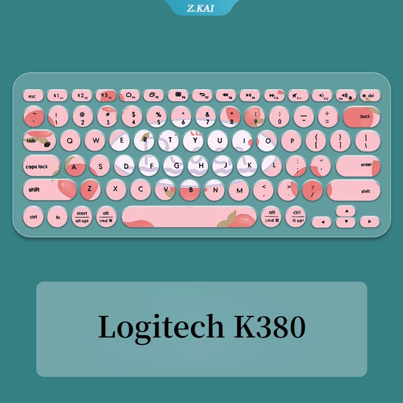 Film Dán Bảo Vệ Bàn Phím Máy Tính Logitech K380 Bằng Silicon Chống Thấm Nước Tiện Dụng