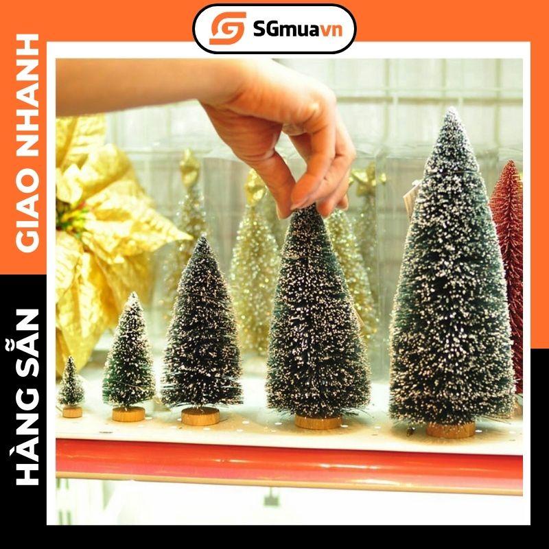 Cây thông mini trang trí tiểu cảnh giáng sinh
