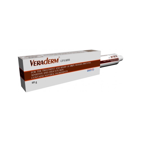 Kem bôi hỗ trợ viêm da tiết bã nhờn VERADERM Dan pharm Tube 60g xuất xứ ISRAEL - POLIPHARM