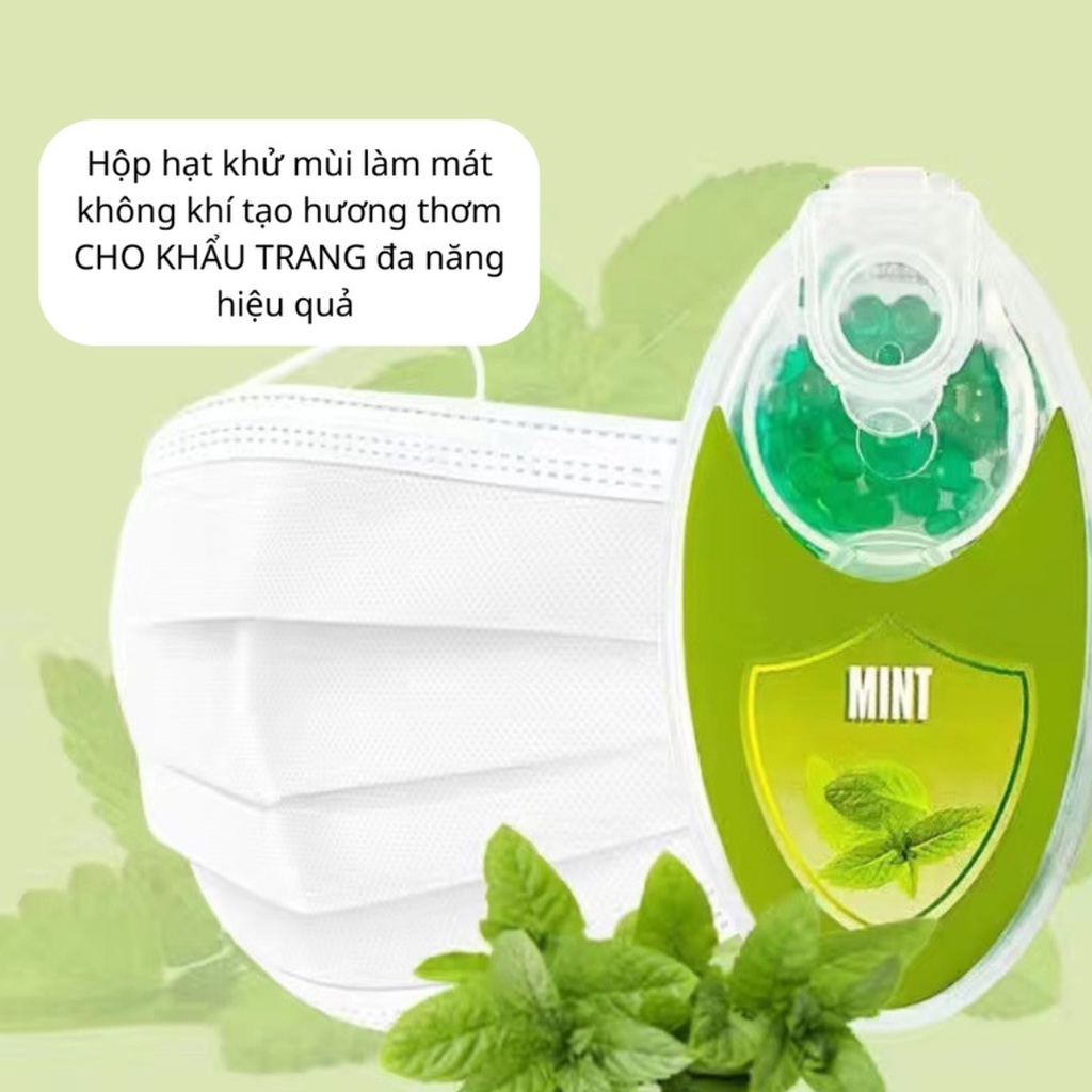 100 Hạt khử mùi làm thơm khẩu trang hương hoa quả hiệu quả nội địa Trung