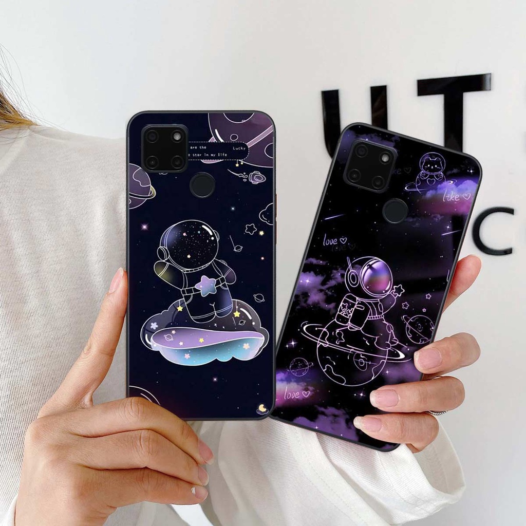 Ốp lưng Realme C20 / C21Y phi hành gia siêu dễ thương, ốp điện thoại rẻ bền đẹp
