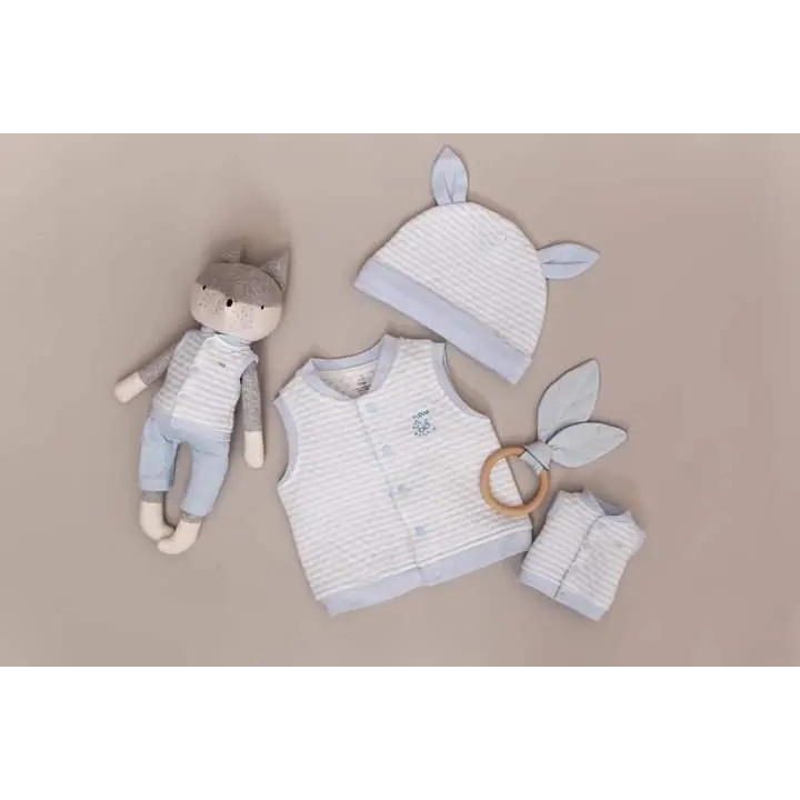 Áo Gile Chần Bông Họa Tiết Hình Cừu