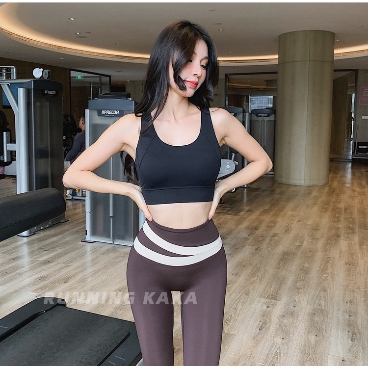 Áo ngực Beautytrend phong cách thể thao dây bản rộng cố định chống sốc