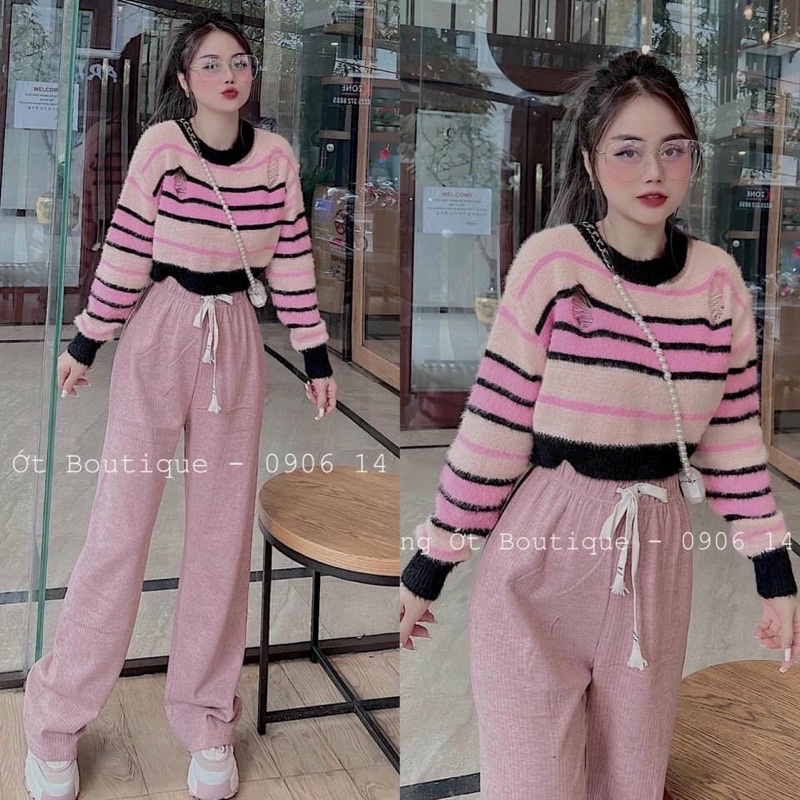 QUẦN SUÔNG LEN TĂM DÂY RÚT TO HÀNG QCL1 MS22339