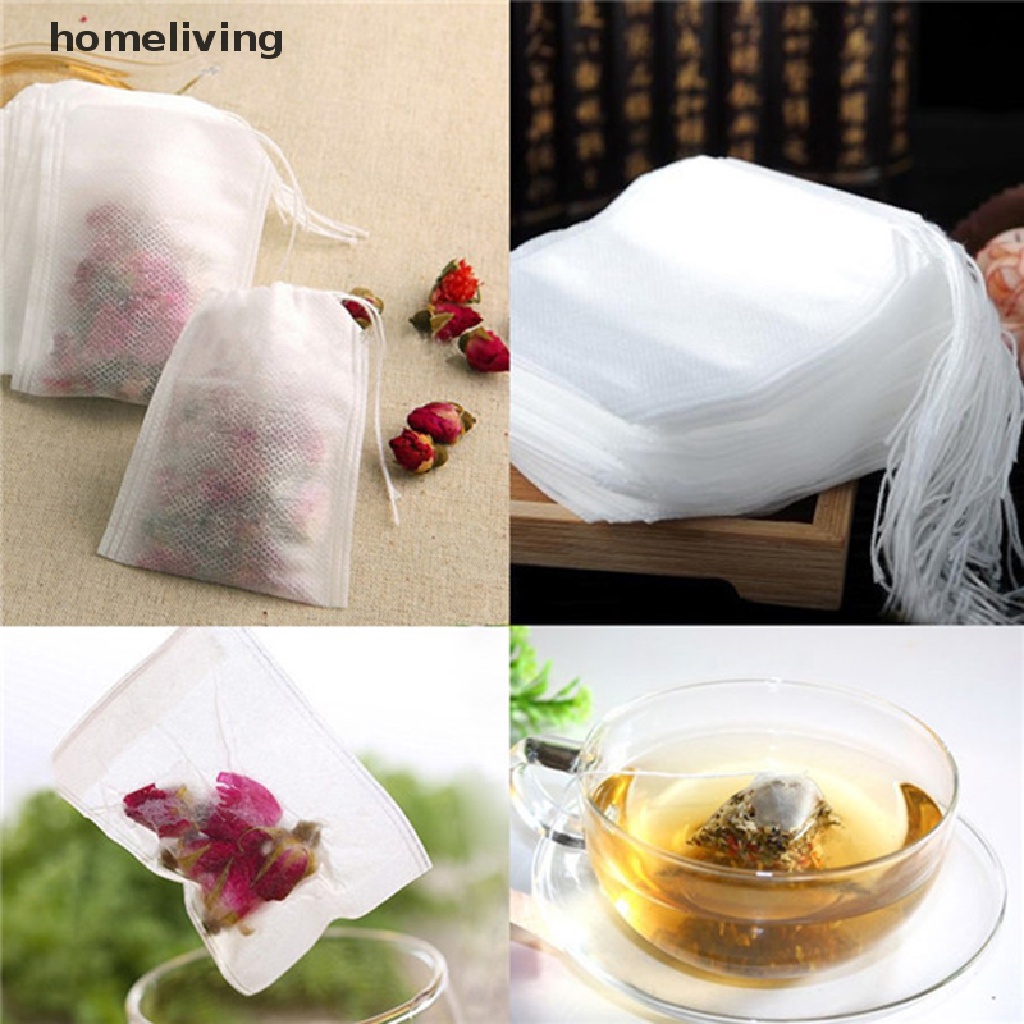 Set 100 Túi Lọc Trà 5.5X7Cm Đa Dụng Chất Lượng Cao