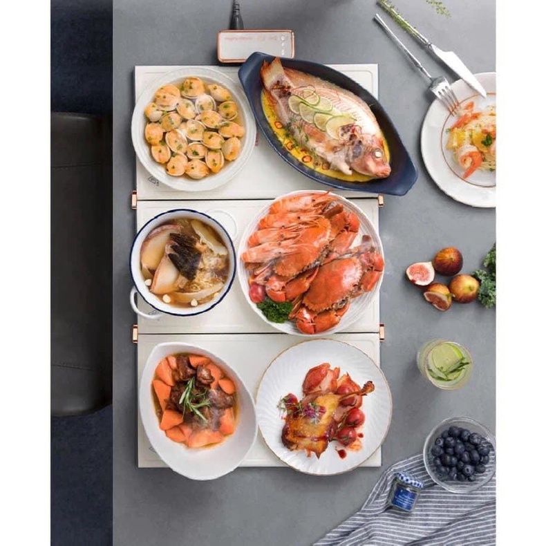 KHAY HÂM ẤM THỨC ĂN MÂM HÂM NẤU THỰC PHẨM MORPHY RICHARDS MR8301