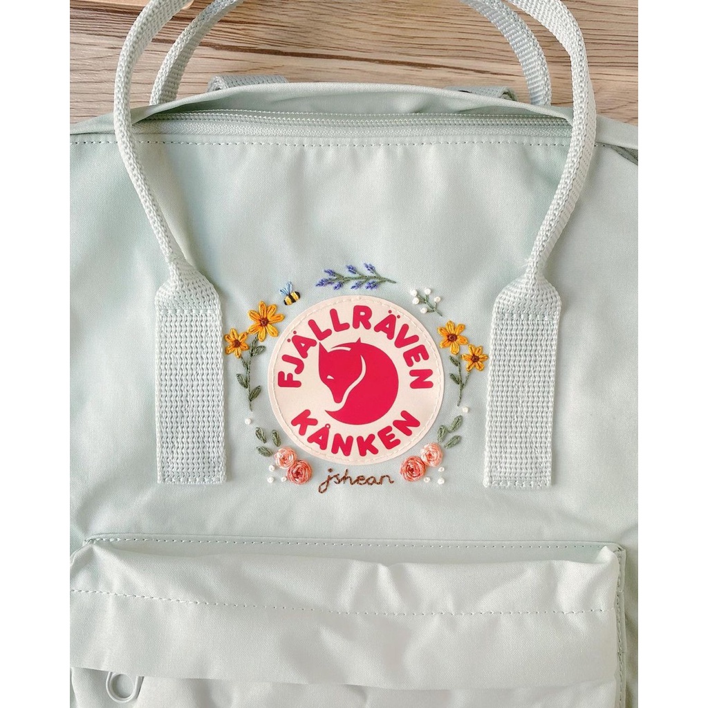 Balo Kanken Size Đi Học Màu Xanh Mint Green (Màu Mới)