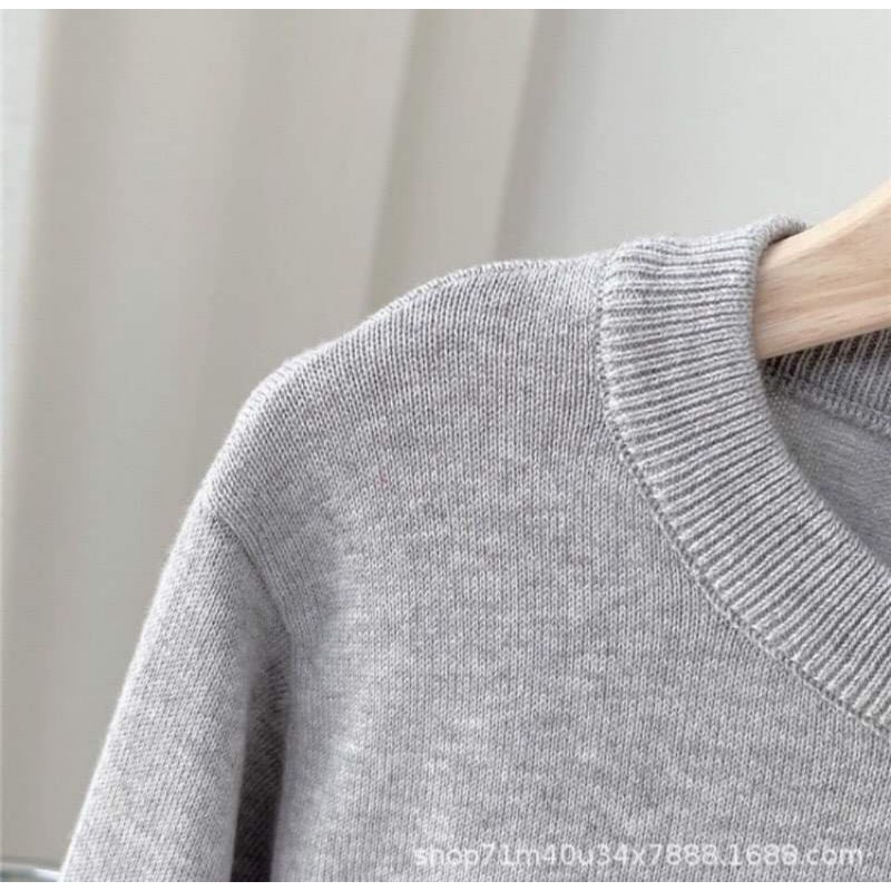 ÁO LEN KẺ UNISEX CHO BÉ 25-55KG