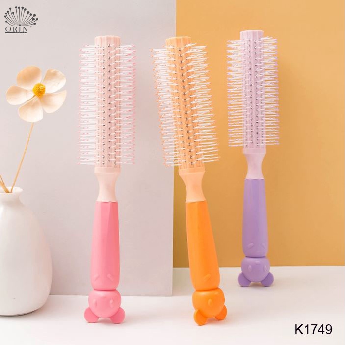 Lược tròn tạo kiểu, tạo phồng tóc xinh xắn tiện dụng Orin K1749