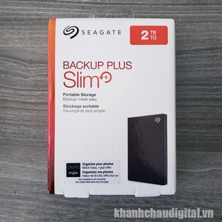Ổ Cứng Di Động Seagate Backup Plus Slim 2TB NEW