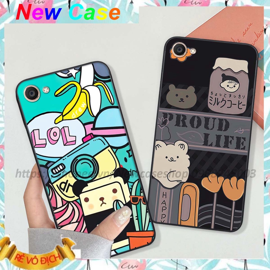 Ốp Vivo Y67 / V5 / Y66 / Y69 / V5Plus in hình 3D Bear Brick,Bear Love,K@ws,Coffee,...