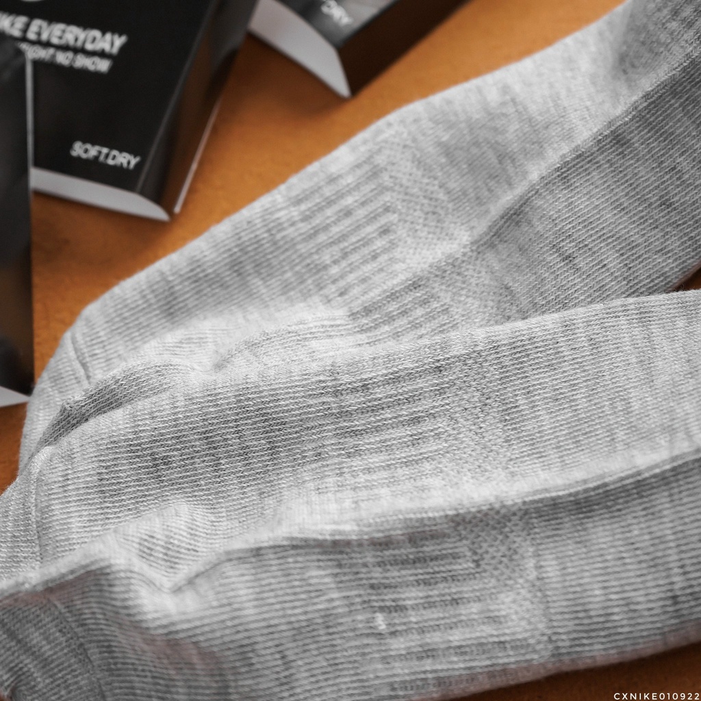 [ CAO CẤP ] Full Set 3 đôi vớ/tất thể thao cổ trung dệt kim dày dặn, thông thoáng 10922