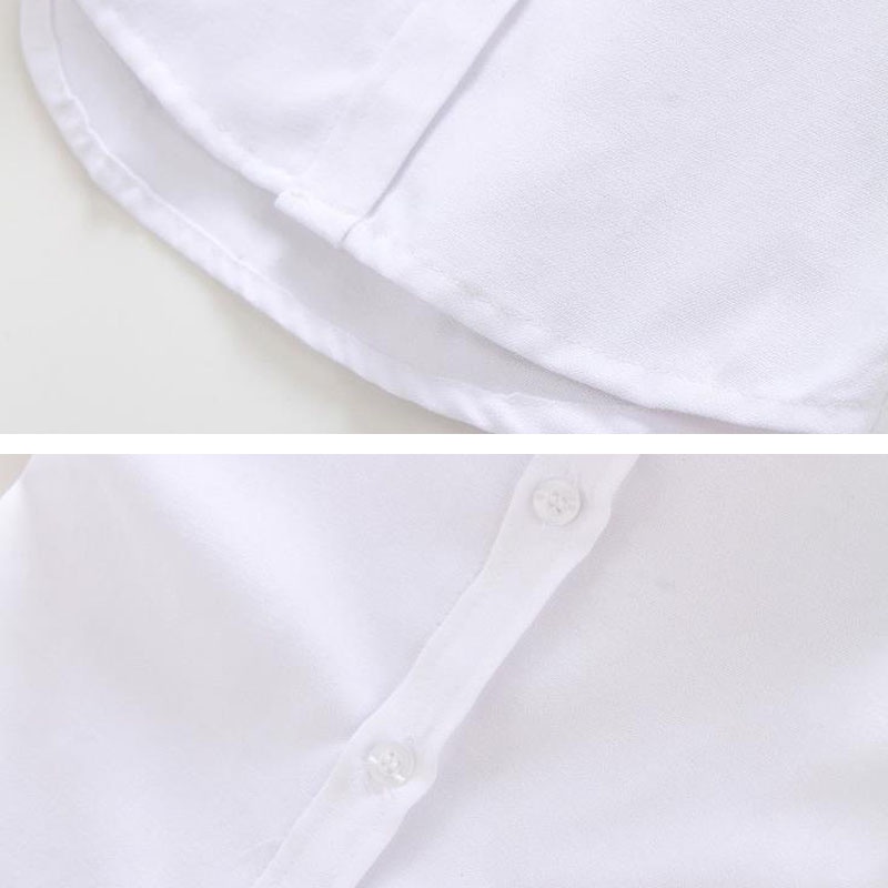 ❧✔☑Áo Sơ Mi Trắng Thời Trang Thanh Lịch Cho Bé Trai 2-10 Tuổi