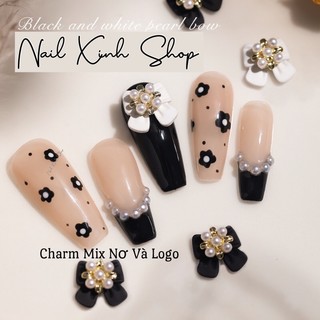 [ Mới ] Set charm nơ mix + charm logo