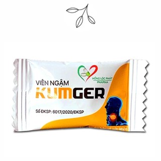 Kẹo Ngậm Ho Kumger  hỗ trợ bổ phế, giảm ho, giảm đau họng (Hộp Lớn 100 Viên/Hộp)