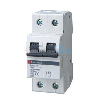 MCB Mitsubishi BH-D10 2P C DC - 1