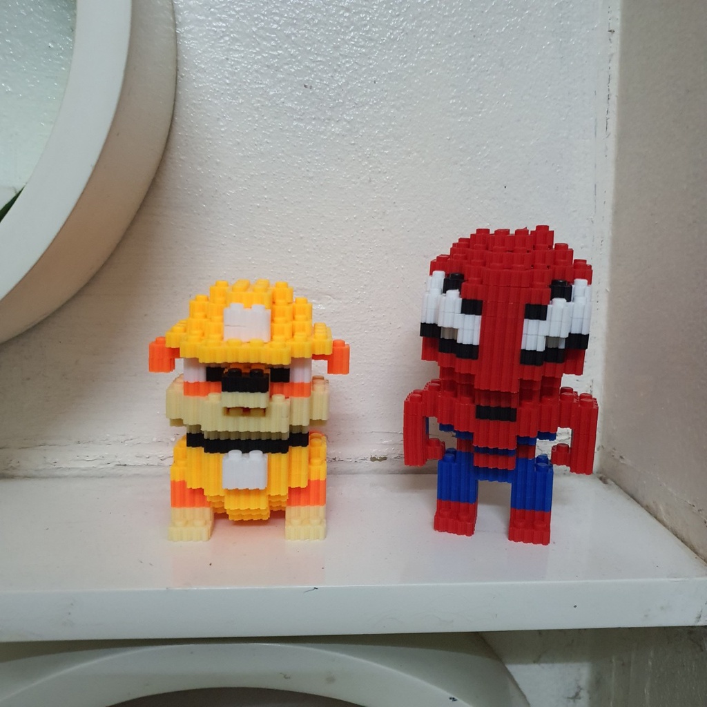 Đồ Chơi Mô Hình Lắp Ghép Lê gô 3D Mini Cho Bé Rèn Luyện Khéo Léo Phát Triển Tư Duy