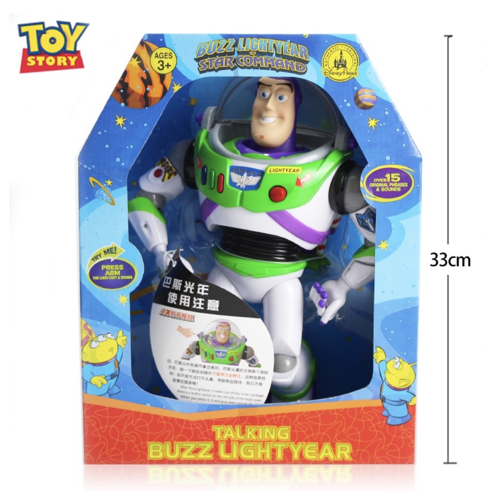 Mô Hình Nhân Vật Buzz Lightyear Trong Phim Hoạt Hình Toy Story 4 Có Âm Thanh Phát Sáng Độc Đáo