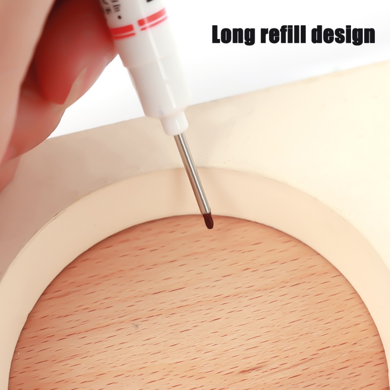 1 Bút Lông Đánh Dấu Hai Đầu Đa Chức Năng Màu Đỏ / Đen / Xanh Dương / Xanh Lá Dùng Để Trang Trí Nhà Tắm