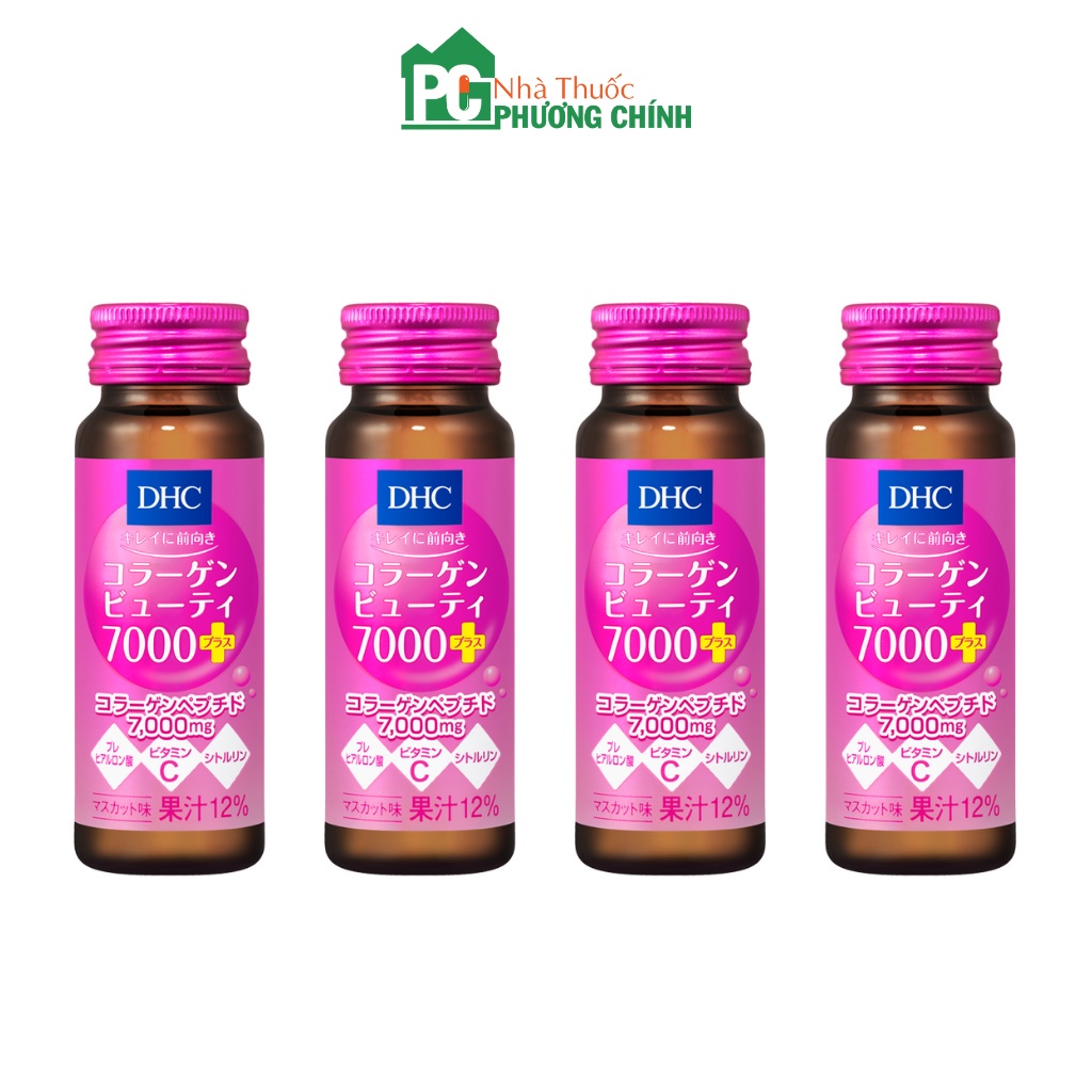 Collagen Nước DHC Collagen Beauty 7000 Plus Giúp Làn Da Luôn Tươi Trẻ 10x50ml