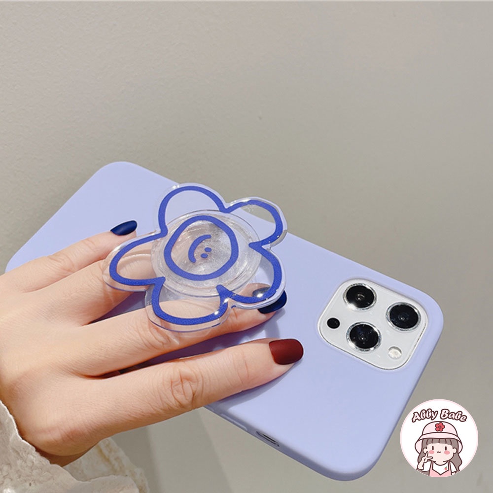 Ốp Điện Thoại TPU Mềm Họa Tiết Hoa / Mặt Cười + Giá Đỡ Chống Mồ Hôi Cho IPhone 14 Pro Max 11 7Plus 13 12 11 Pro Max X XS