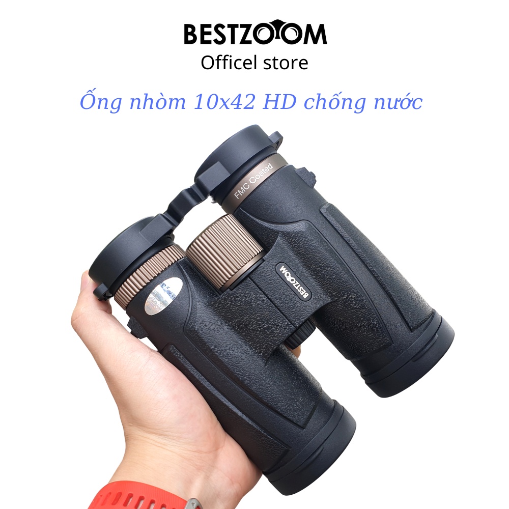Ống nhòm Bestzoom 10x42 HD cao cấp chính hãng - BH 2 năm chuyên dụng săn ong du lịch dã ngoại phượt