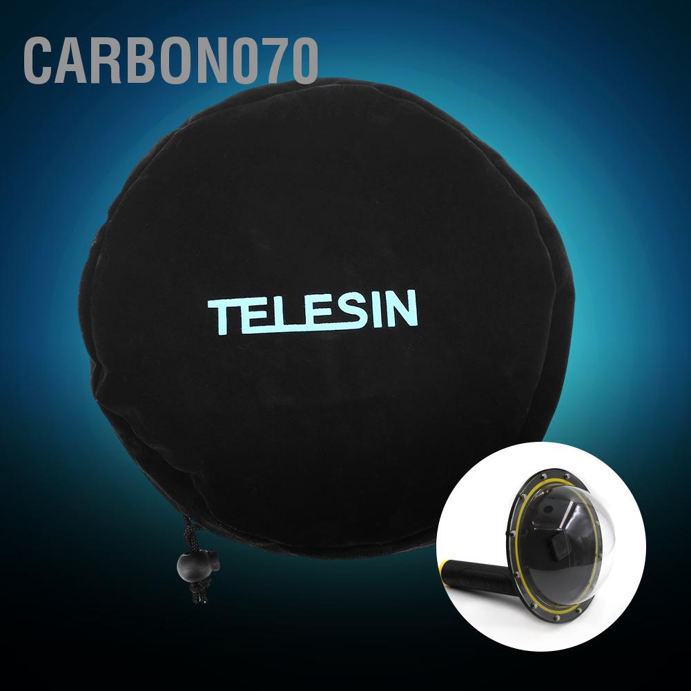 [Hàng Sẵn] TELESIN Nắp đậy bảo vệ mềm cổng vòm cho máy ảnh thể thao Gopro4 / 5【Carbon070】