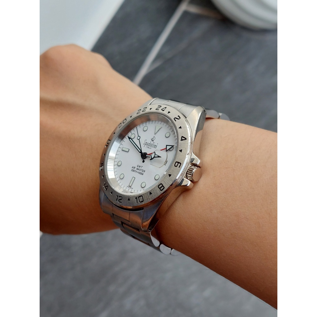 Đồng hồ nam Spadolini.Italia chạy pin hàng Si