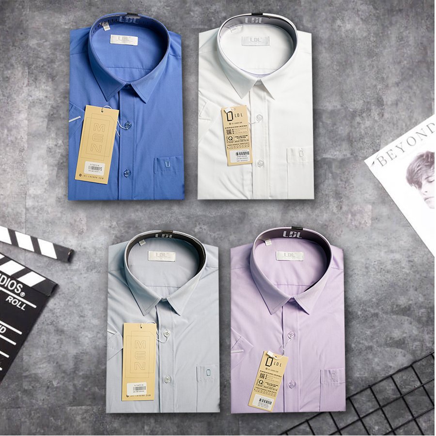 Áo sơ mi nam dài tay trơn  Hàn quốc chất liệu bamboo hạn chế nhăn nhàu, thấm hút mồ hôi nhiều màu LDL
