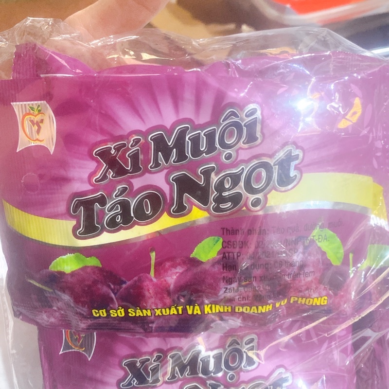 Bịch 20 gói ô mai xí muội táo ngọt