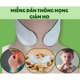 MIẾNG DÁN THÔNG HỌNG,GIẢM HO( 1 CẶP)