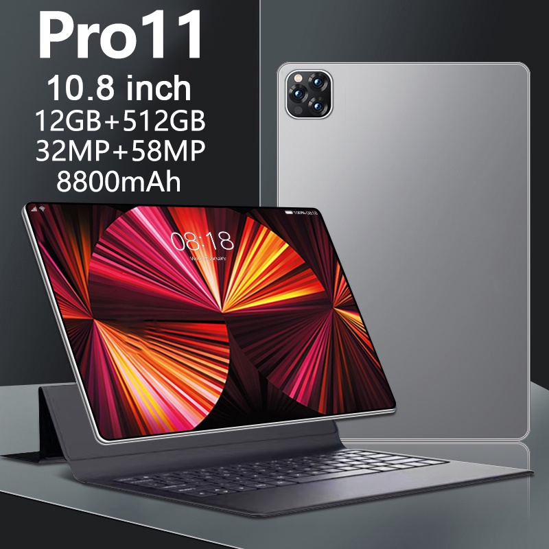 【Có thể COD】PRO11 Máy tính bảng Gtab Book 10,8 inch kèm bàn phím 2022 chuyên học, họp online (Wifi)