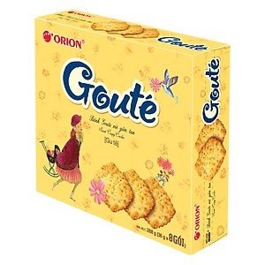 COMBO 2 GÓI BÁNH GOUTE HỘP 8 GÓI = 288G.DATE MỚI