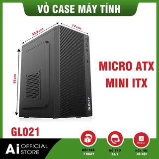 Vỏ case máy tính Gloway GL021 - Vỏ case văn phòng office - Chuyên lắp cho máy tính văn phòng,học tập !!!