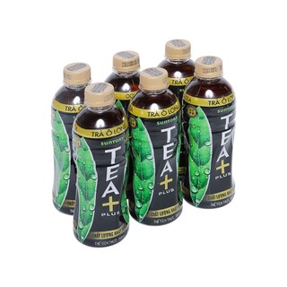 Lốc 6 chai trà ô long Tea Plus 350ml