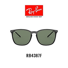 Kính mắt Ray-Ban 4387F Aviator Polarized Gold Green RB 3025 001/58 size 58 chính hãng