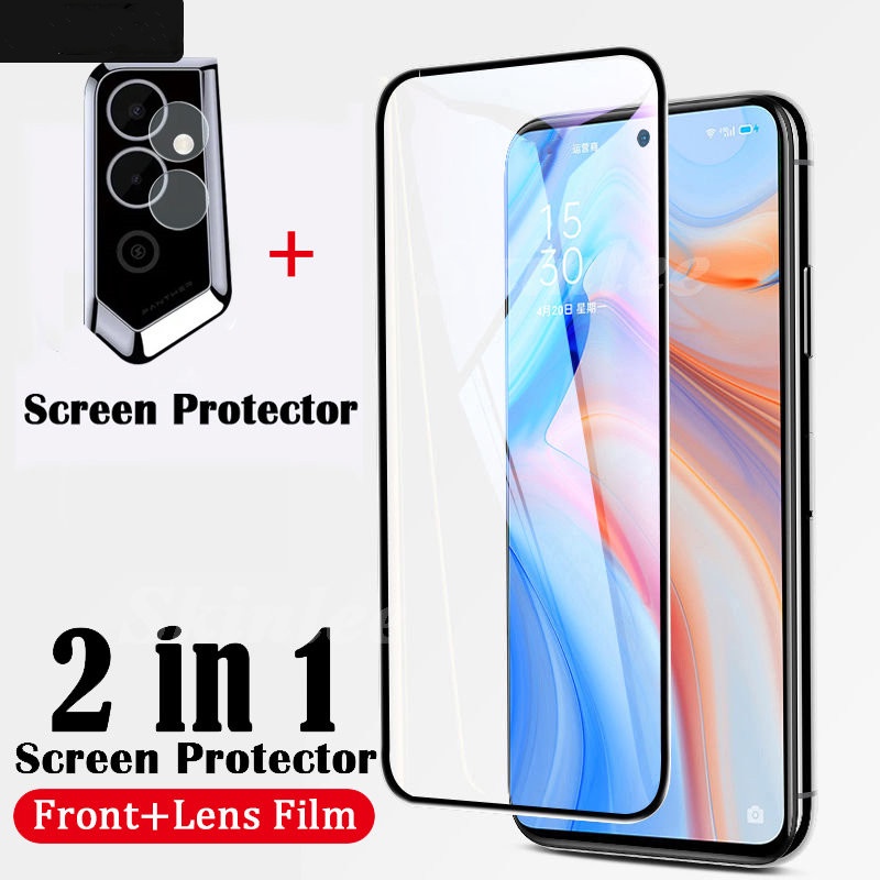 Kính Cường Lực 2 Trong 1 Cho Tecno Camon 20 pro 5G 4G Pova Neo 2 Pova Neo 5G Pova 4 Pro 3 2 Pova 5G Pop 5 Lte Pop 6 Pro Pouvior 4 Pro Spark 8c Spark 6 Go Spark 7 Pro Phim Ống Kính