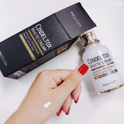 SIÊU KHUYẾN MÃI: Kem Dưỡng Trắng Da Cindeltox White Cream Korea GIẢM TẬN 50%