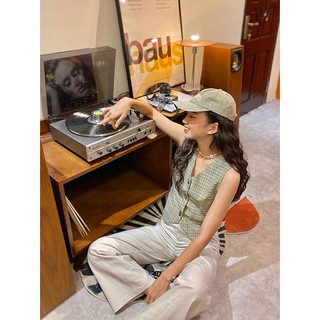 Áo gile kẻ caro Tipsy Gile - Laimer