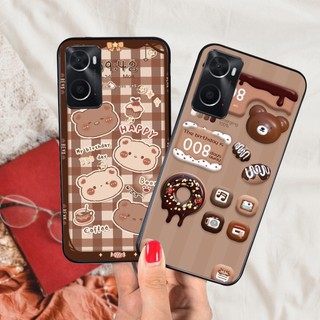 Ốp lưng Realme 9i / Realme 9 pro gấu xanh đỏ ốp gấu cute bo viền