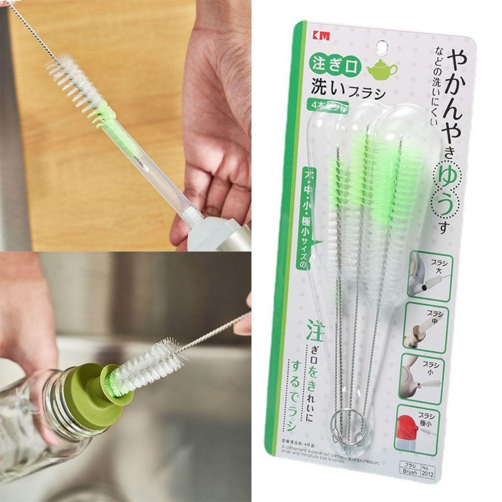 Cọ Vệ Sinh Bình Nước Bằng Thép Không Gỉ Mềm Mại Tiện Dụng