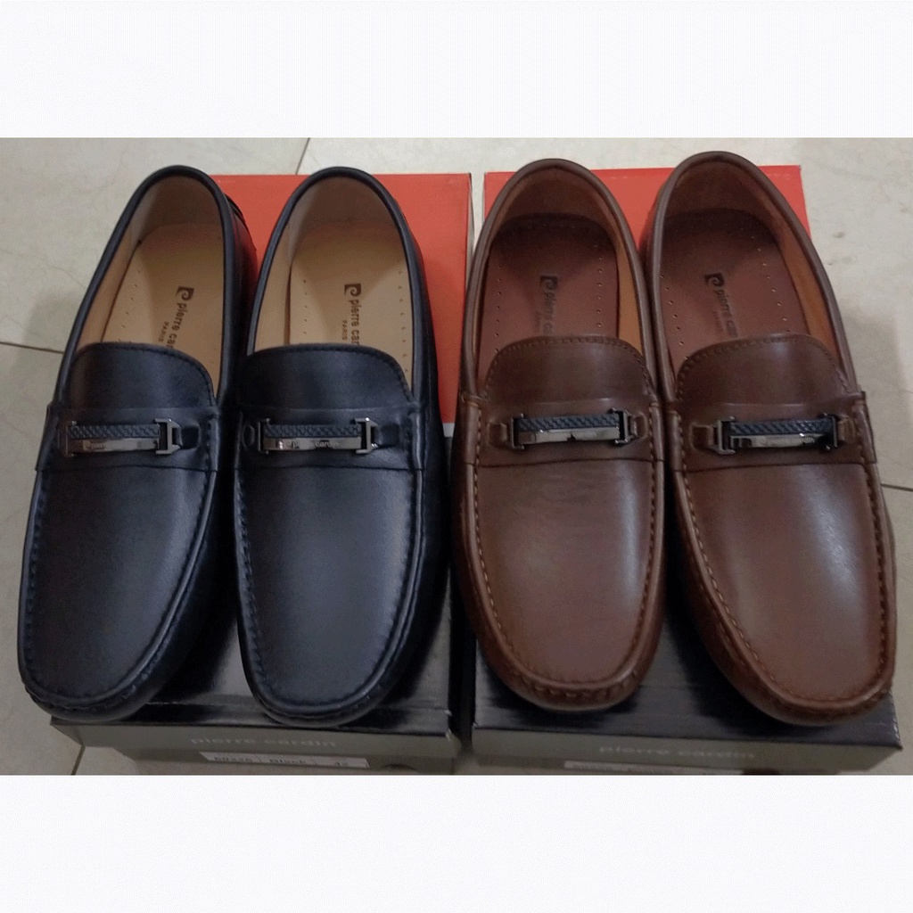 Giày lười da nam cao cấp Pierre Cardin đủ size - PC01