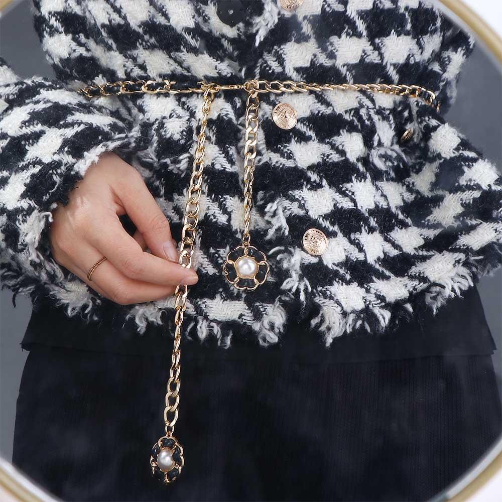 Thắt Lưng Dây Xích Tua Rua Phong Cách Gothic Punk Mới Cho Nữ